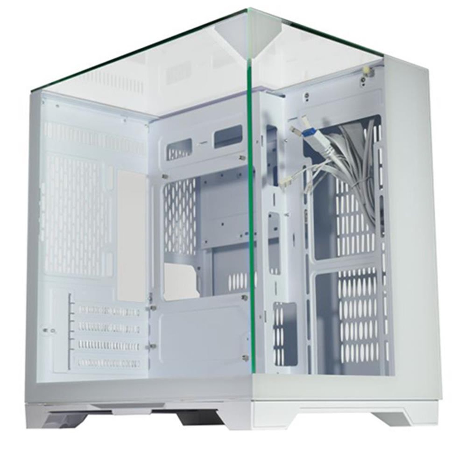 Gabinete Gamer Aquario Cg-W3k3 Visão Infinito Branco Micro A