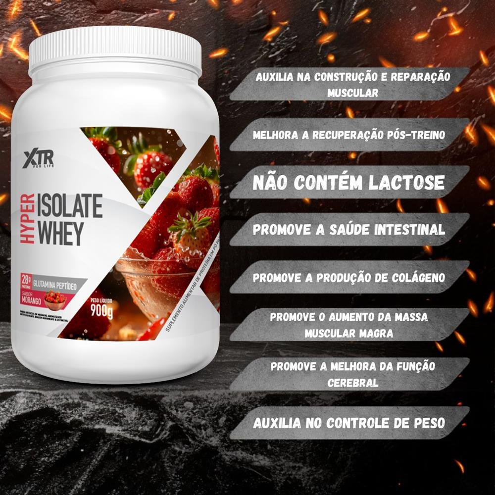 Hyper Isolate Whey Zero Lactose 900G Chocolate