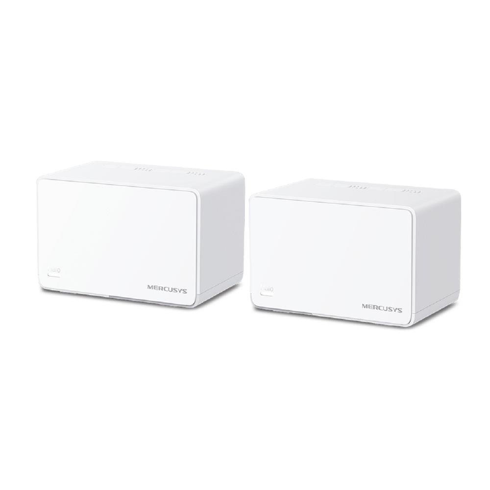 Roteador Mesh Wi-fi 6 Mercusys Halo H80 X (2-pack) Ax3000 Dualband 3 Portas Gigabit