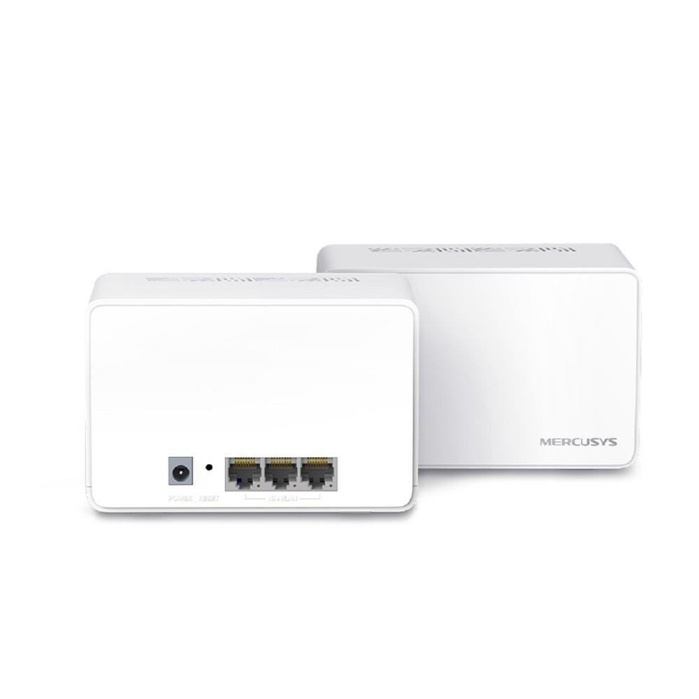 Roteador Mesh Wi-fi 6 Mercusys Halo H80 X (2-pack) Ax3000 Dualband 3 Portas Gigabit