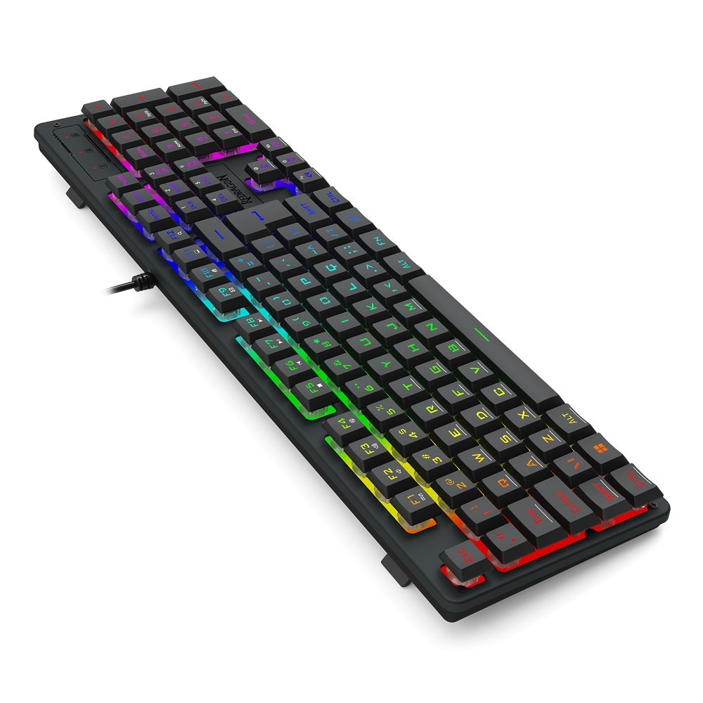 Teclado Gamer Membrana Netherbane, Rgb, Abnt2, K521-Rgb, Redragon
