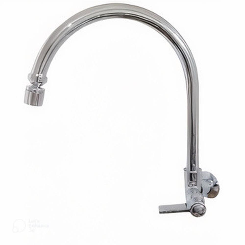 Torneira Bica Movel Premium Inox Pia Parede Com Direcionador 4110 C-70 Goldflex
