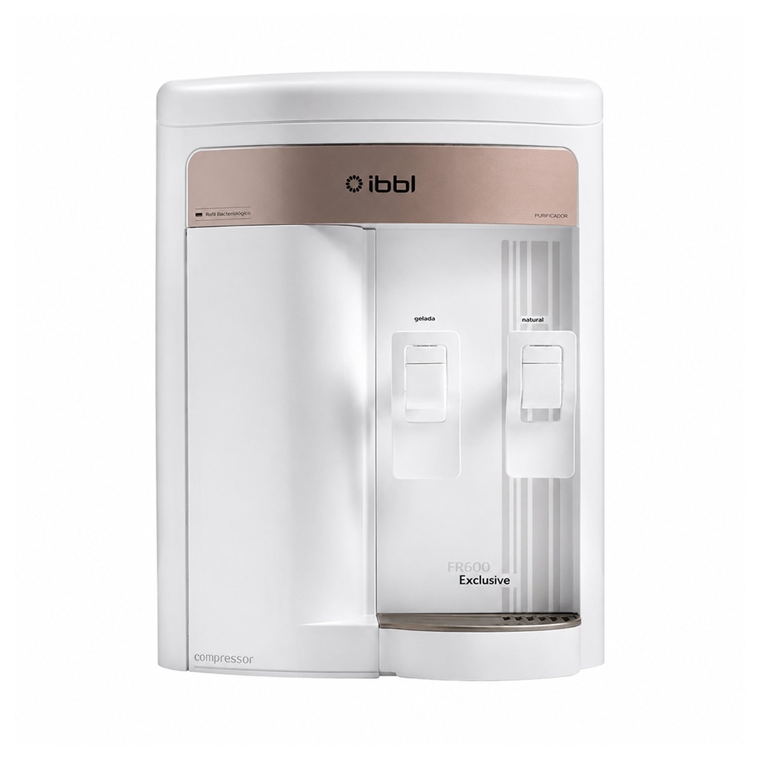 Ibbl Ac Purificador de Água IBBL FR-600 Exclusive - Com Compressor, Branco ...