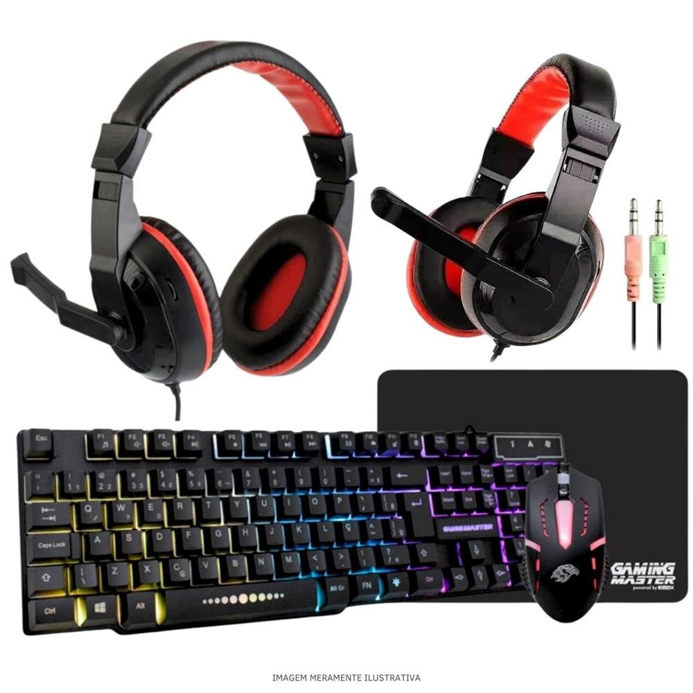 Computador Gamer Completo TOB Intel Core i5 SSD 480GB 16GB Teclado Mouse Mouse Pad e Headset Gamer Monitor 20´´ Windows 10 Pro Trial