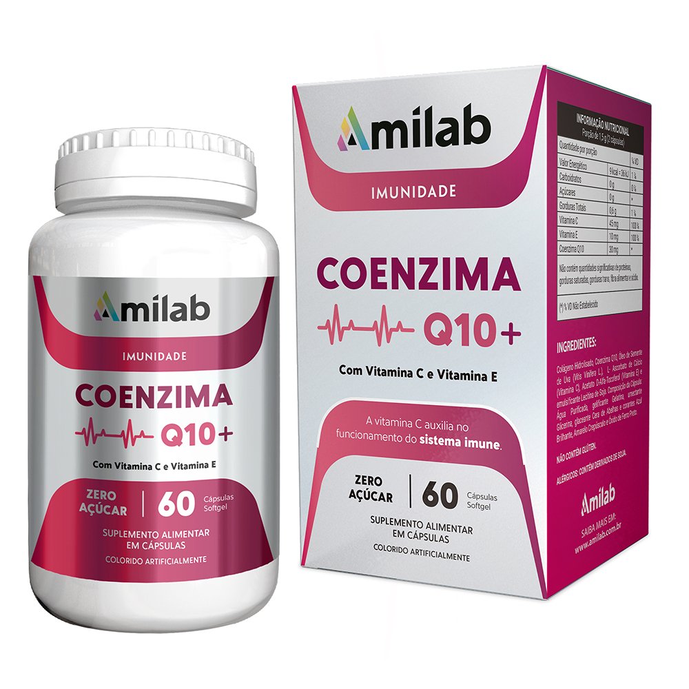 Amilab Coenzima Com 60 Unidades | Martins Atacado