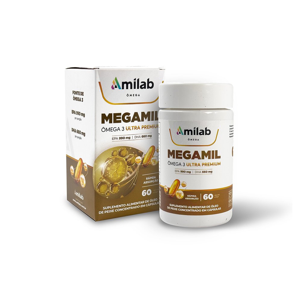 Amilab Megamil Ultra Premium Com 60 Unidades | Martins Atacado
