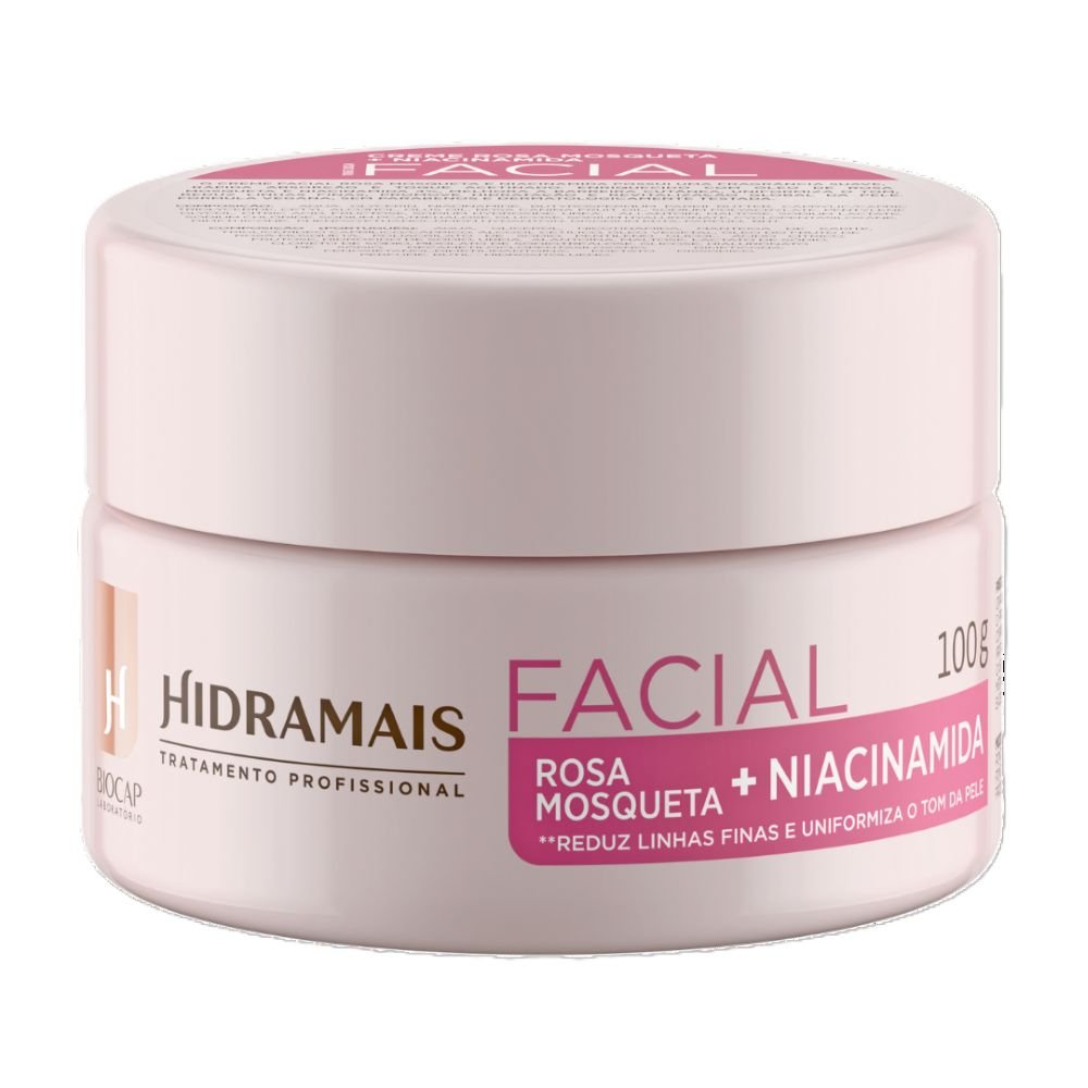 Creme Facial Rosa Mosqueta e Niacinamida 100 g
