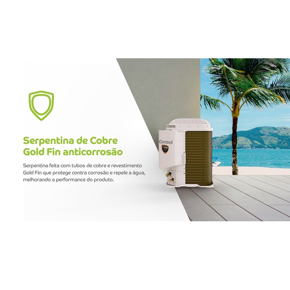 Ar Condicionado Split Consul Dual Inverter 12.000 BTU/h Frio Monofasico Branco CBK12EB/CBL12EB - 220V
