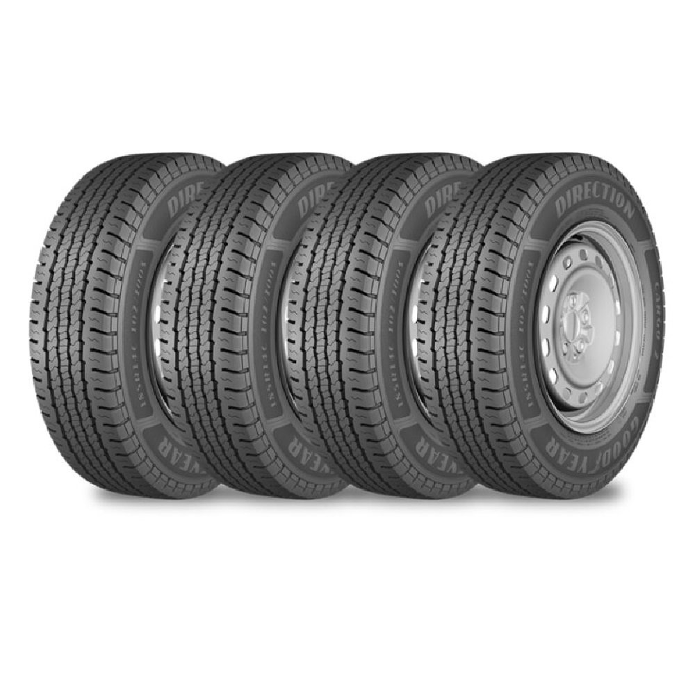 Pneu Aro 14 Goodyear Direction Cargo 2 185/R14C 102/100S - 4 unidades