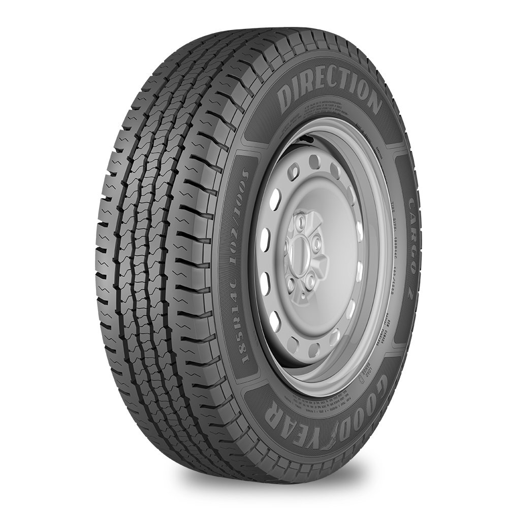 Pneu Aro 14 Goodyear Direction Cargo 2 185/R14C 102/100S - 4 unidades