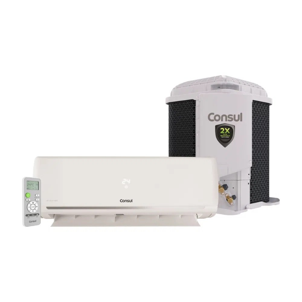 Ar Condicionado Split Consul Hi Wall Inverter 22.000 Btu/H Frio Monofasico Branco Cbk22cbbna - 220V