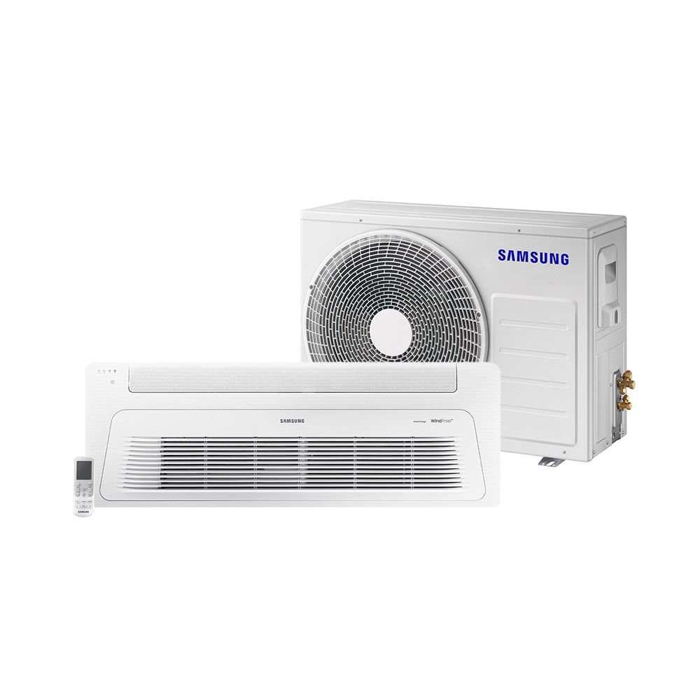 Ar Condicionado Cassete Samsung Wind Free Inverter 24000 BTU/h Quente e Frio Monofásico AC024DN1DKG/AZ ¿ 220 Volts