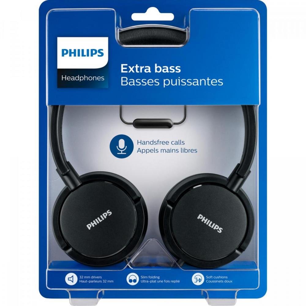 Fone de Ouvido SHL5005/00 PHILIPS Preto Un.Venda: PC/1
