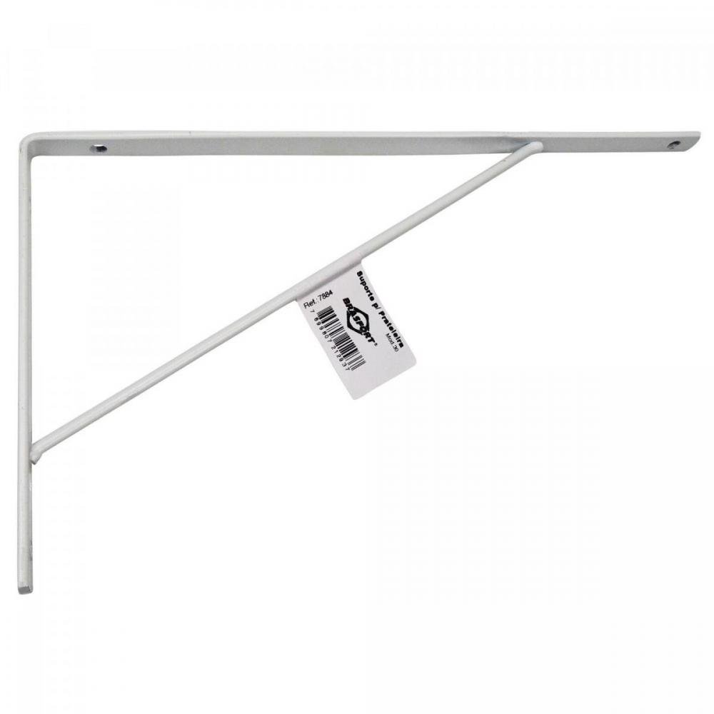 Suporte para Prateleira 28,3X1,2CM BRASFORT Un.Venda: PC/1