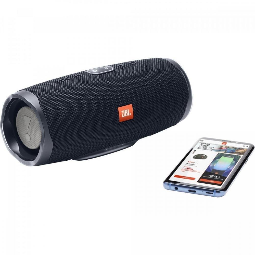 Caixa Multimídia Portátil Bluetooth Charge 4 Preta Jbl
