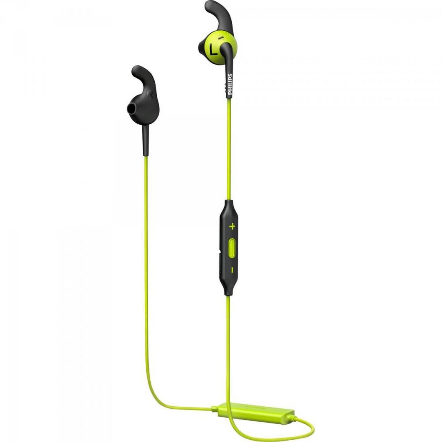Fone Esportivo Bluetooth Wireless Shq6500cl/00 Preto/Verde Philips Un.Venda: Pc/1