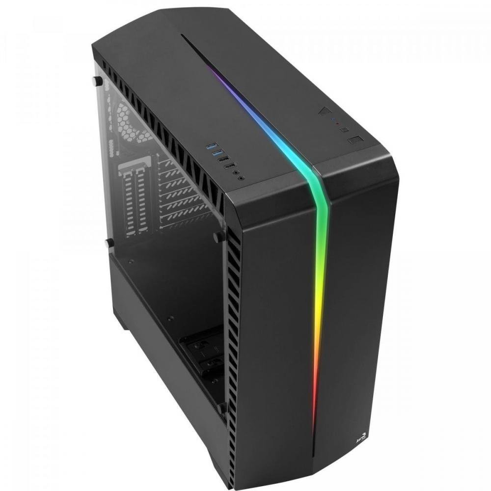 Gabinete Gamer Mid Tower Scar RGB AEROCOOL Un.Venda: PC/1