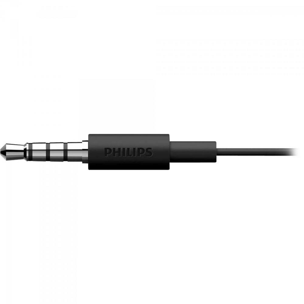 Fone de Ouvido c/ Microfone SHE1405BK/10 preto PHILIPS Un.Venda: PC/1