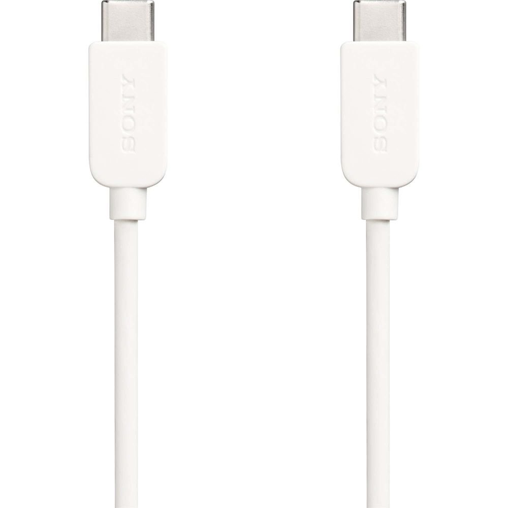 Cabo de Transferência e Carregamento USB Tipo C CP-CC100 1m Branco SONY Un.Venda: PC/1