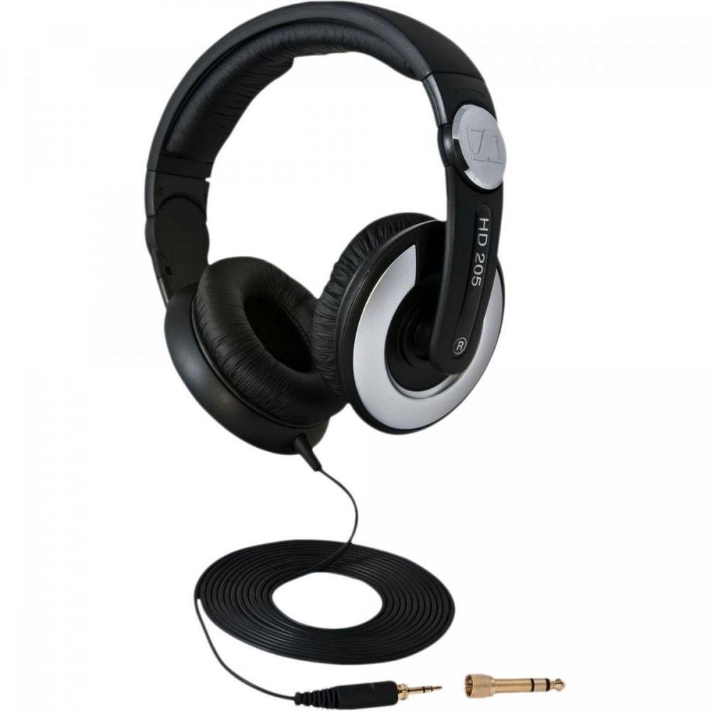 Fone de Ouvido HD205 II West Preto SENNHEISER Un.Venda: PC/1