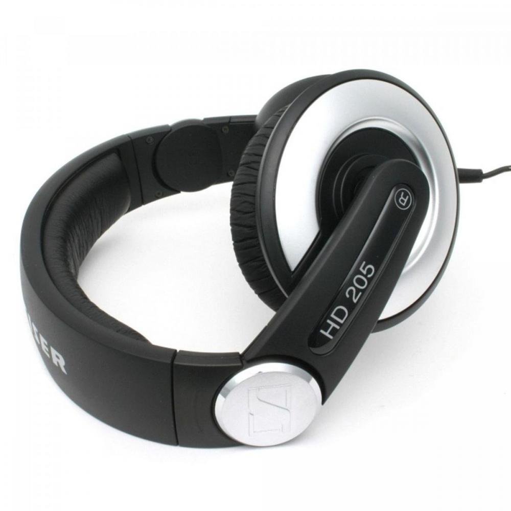 Fone de Ouvido HD205 II West Preto SENNHEISER Un.Venda: PC/1