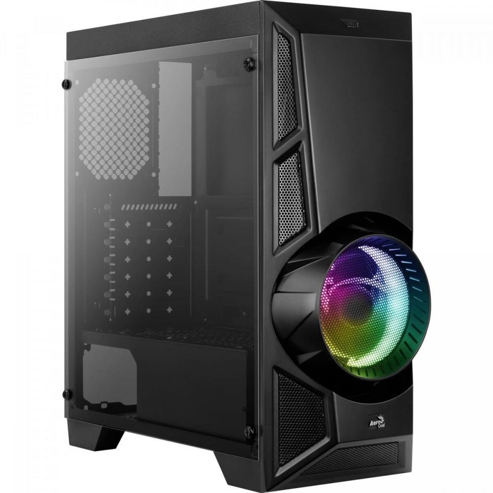 Gabinete Gamer Mid Tower RGB Aero Engine Aerocool Un.Venda: PC/1