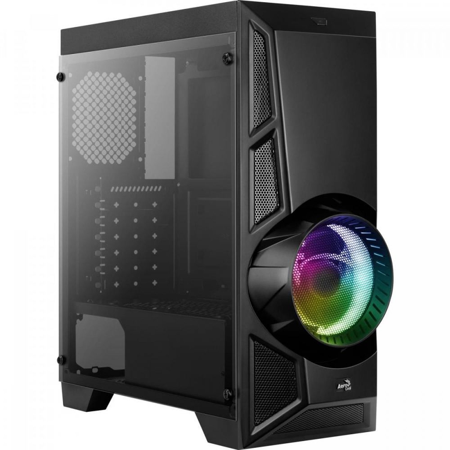 Gabinete Gamer Mid Tower RGB Aero Engine Aerocool Un.Venda: PC/1