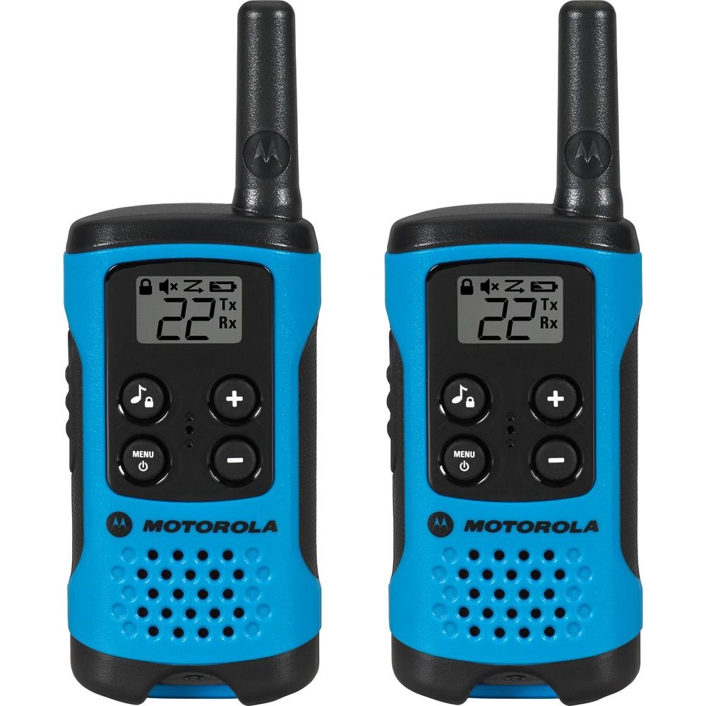 Rádio Comunicador Talkabout 25km T100BR Azul MOTOROLA Un.Venda: PAR/2