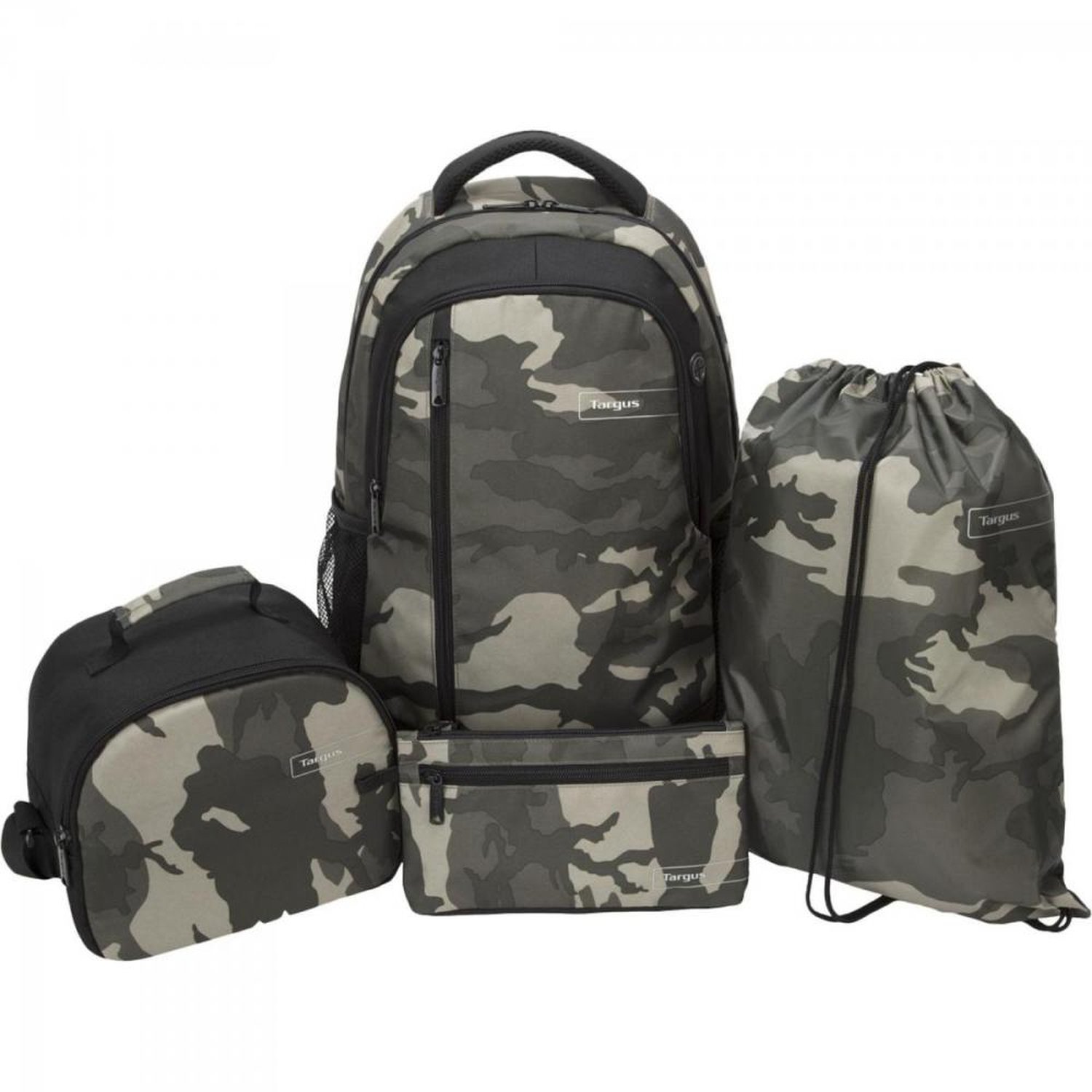 Kit Camo Mochila + Estojo + Bolsa Térmica + Sacochila BUS89105 Verde TARGUS Un.Venda: PC/1