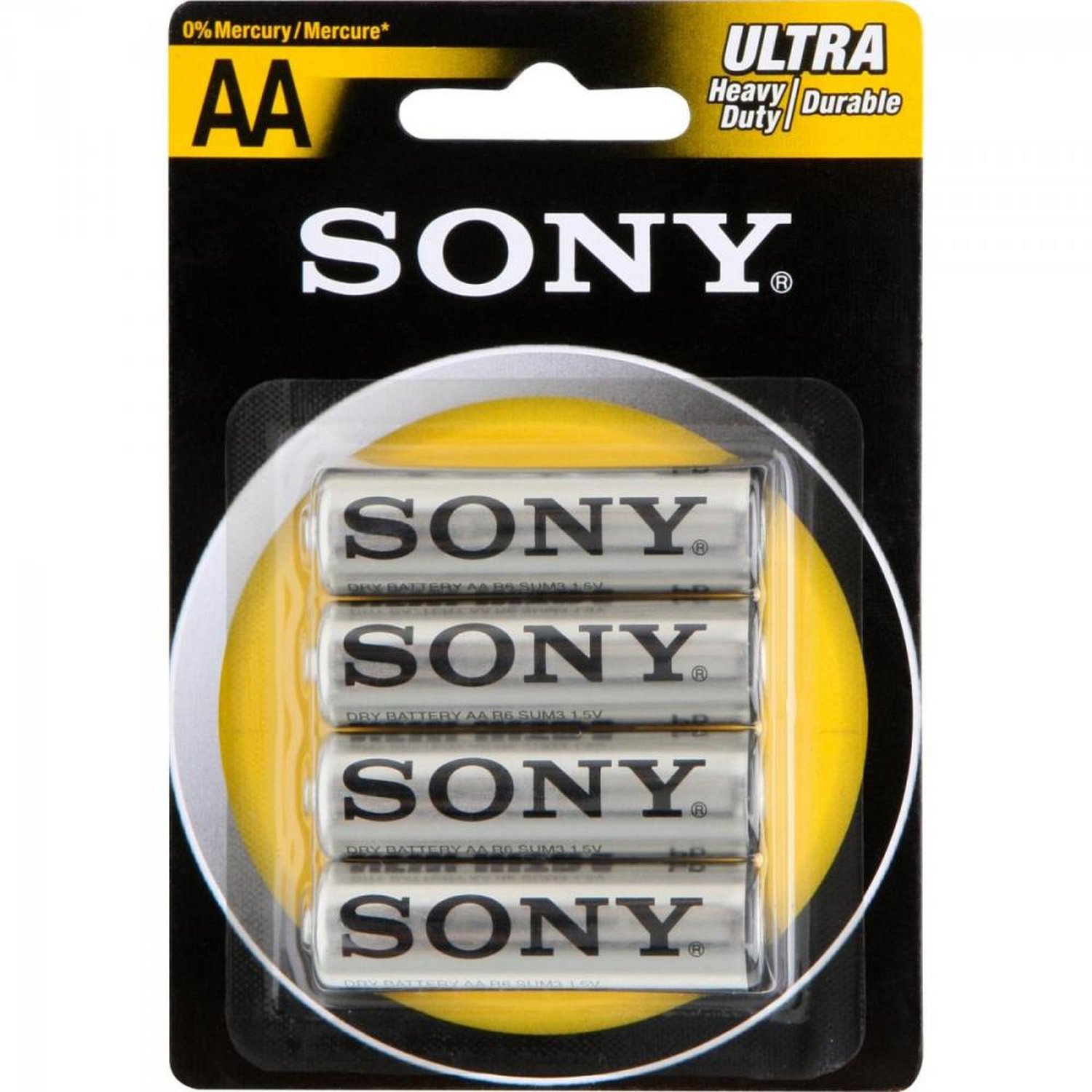 Pilha Zinco AASUM3-NUB4A (Caixa c/48 pilhas)(Cartela c/4 pilhas) SONY Un.Venda: BLI/48