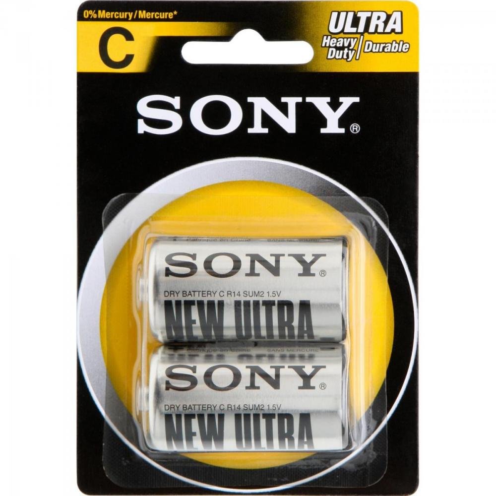 Pilha Zinco C SUM2-NUB2A (Caixa c/24 pilhas)(Cartela c/2 pilhas) SONY Un.Venda: BLI/24