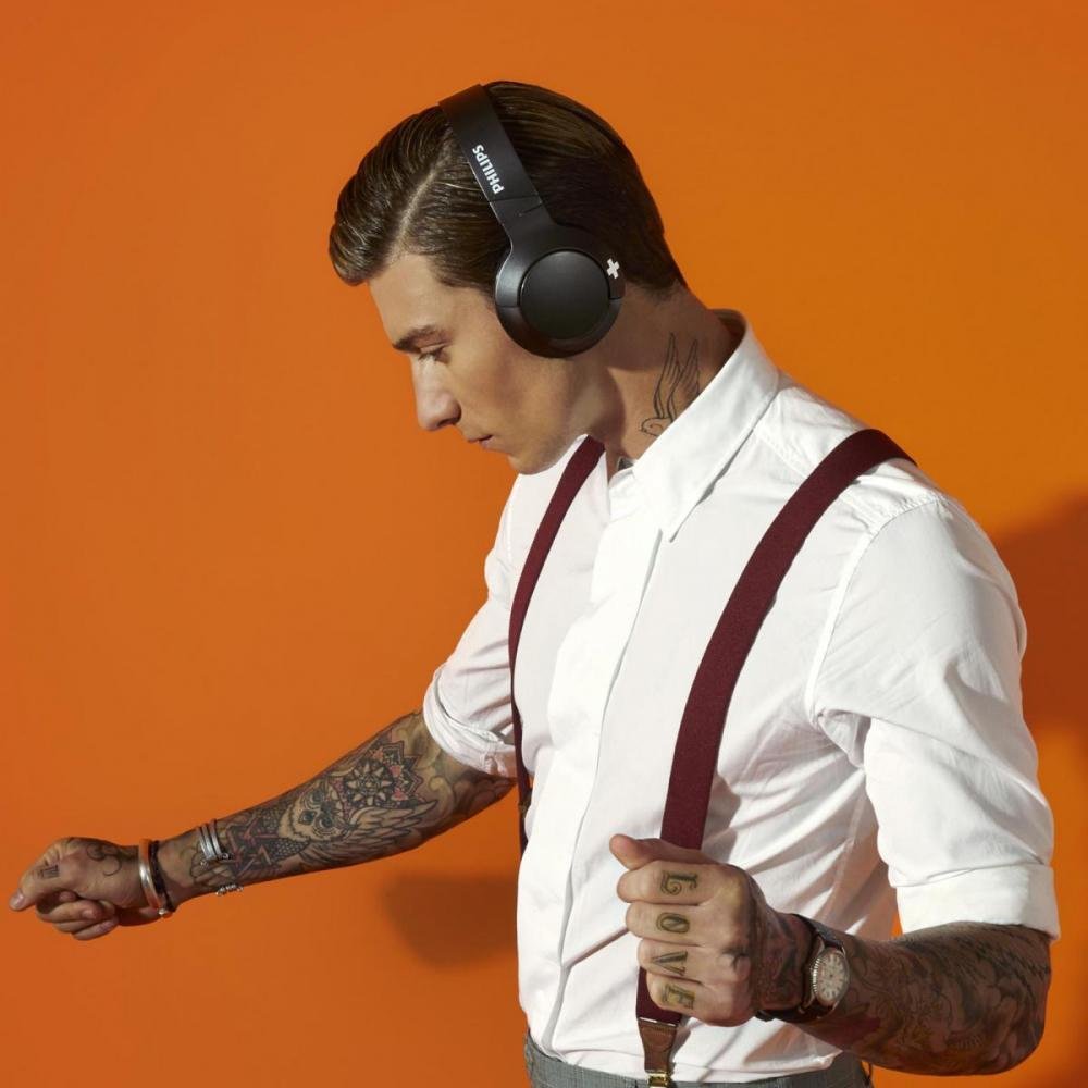 Fone de Ouvido Bluetooth SHB3175BK/00 PHILIPS Preto Un.Venda: PC/1