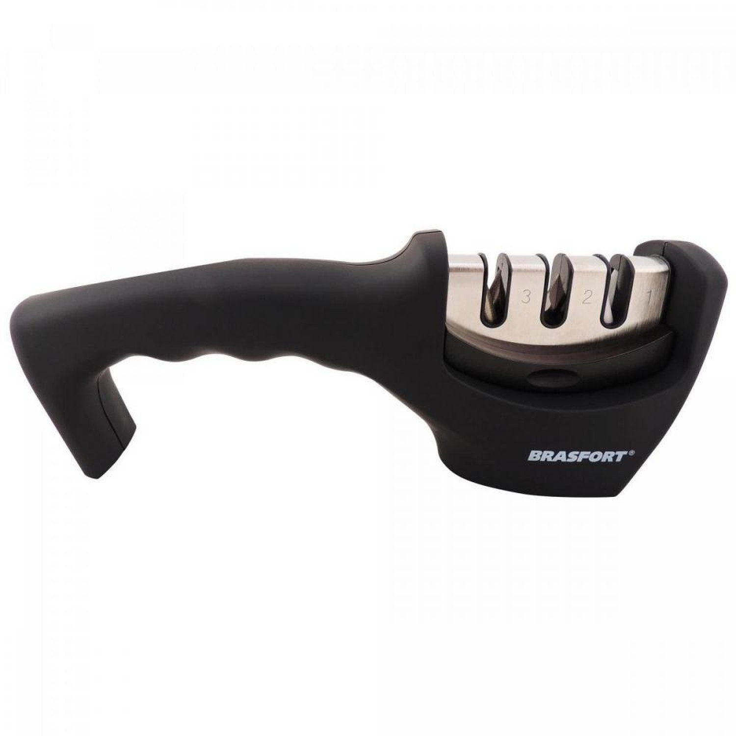 Afiador de Facas Master 3x1 Preto BRASFORT Un.Venda: PC/1