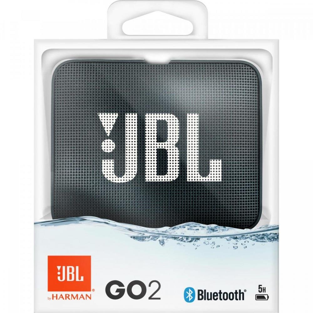Caixa Multimídia Portátil Bluetooth GO 2 Preta Jbl