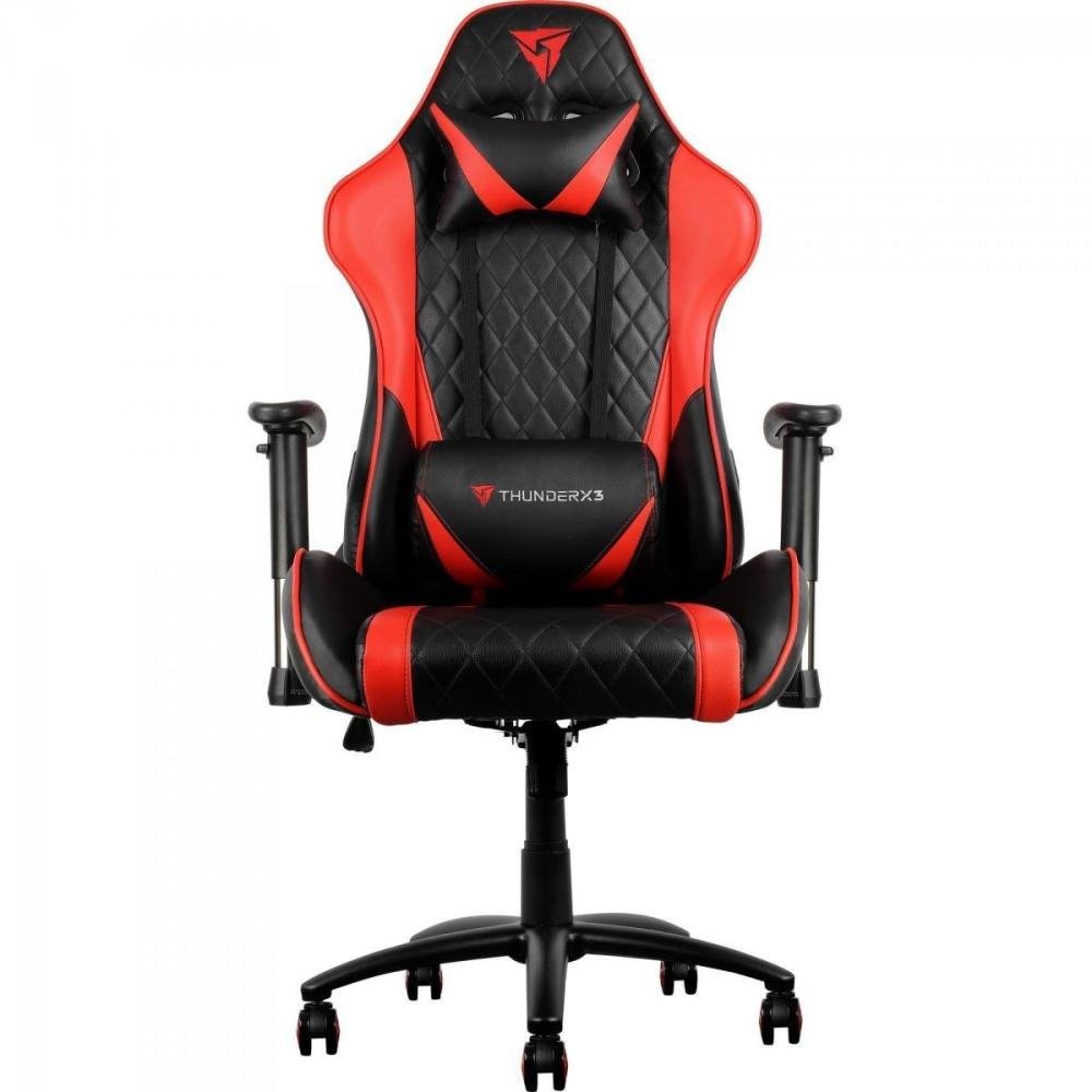 Cadeira Gamer Profissional TGC15 Preta c/ Vermelho THUNDERX3 Un.Venda: PC/1