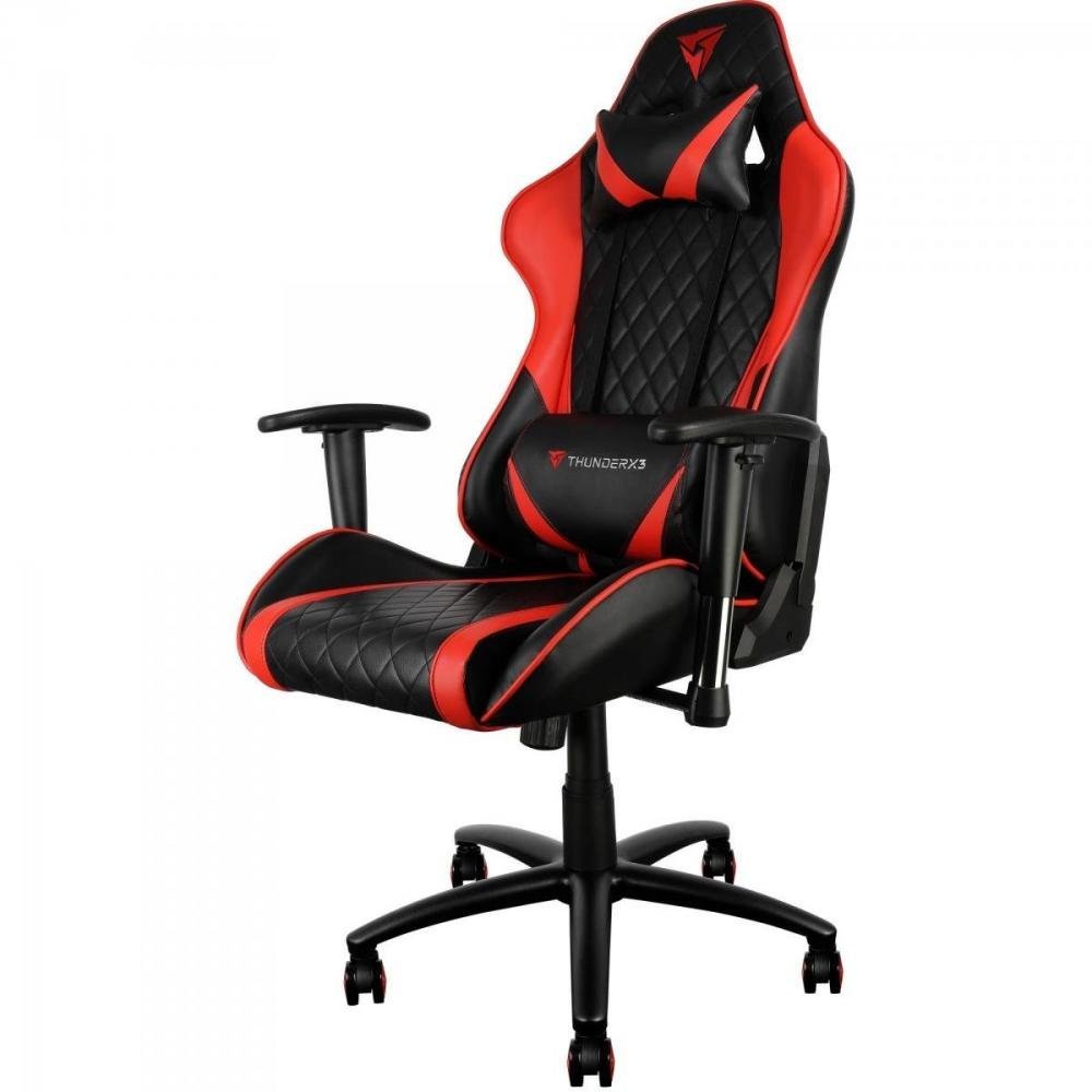 Cadeira Gamer Profissional TGC15 Preta c/ Vermelho THUNDERX3 Un.Venda: PC/1