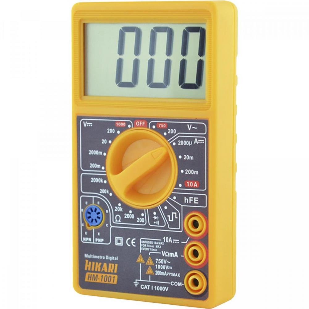Multimetro Digital HM1001 HIKARI Un.Venda: PC/1