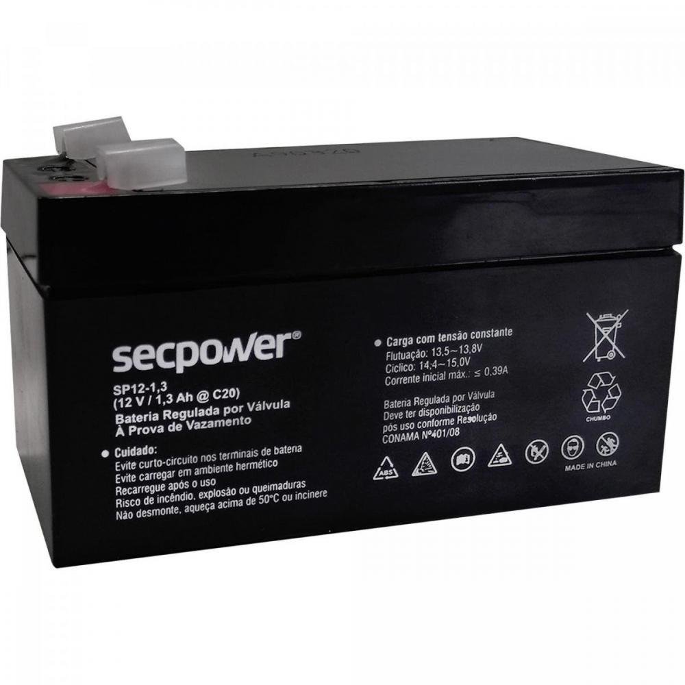 Bateria de Chumbo Ácida SP12-1,3 SECPOWER Un.Venda: PC/1