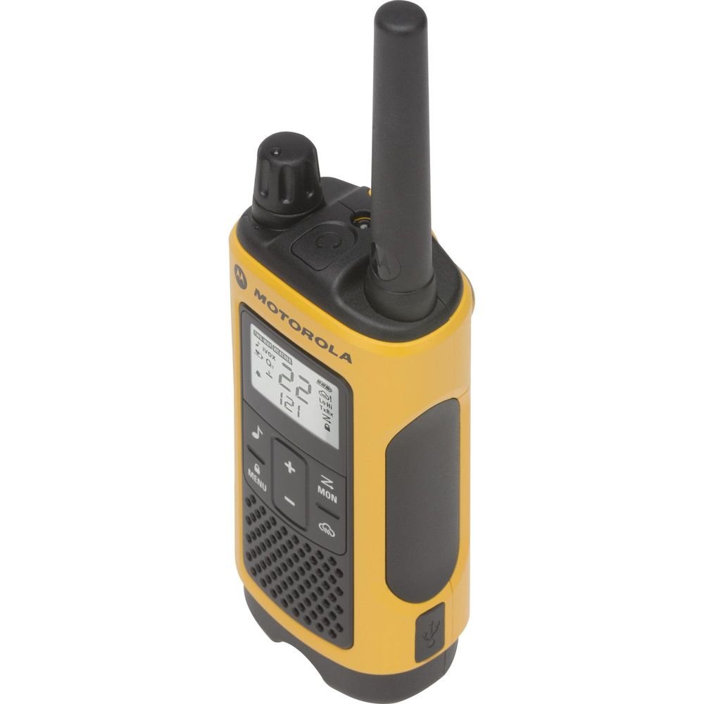 Rádio Comunicador Talkabout 35km T400BR Amarelo MOTOROLA Un.Venda: PAR/2