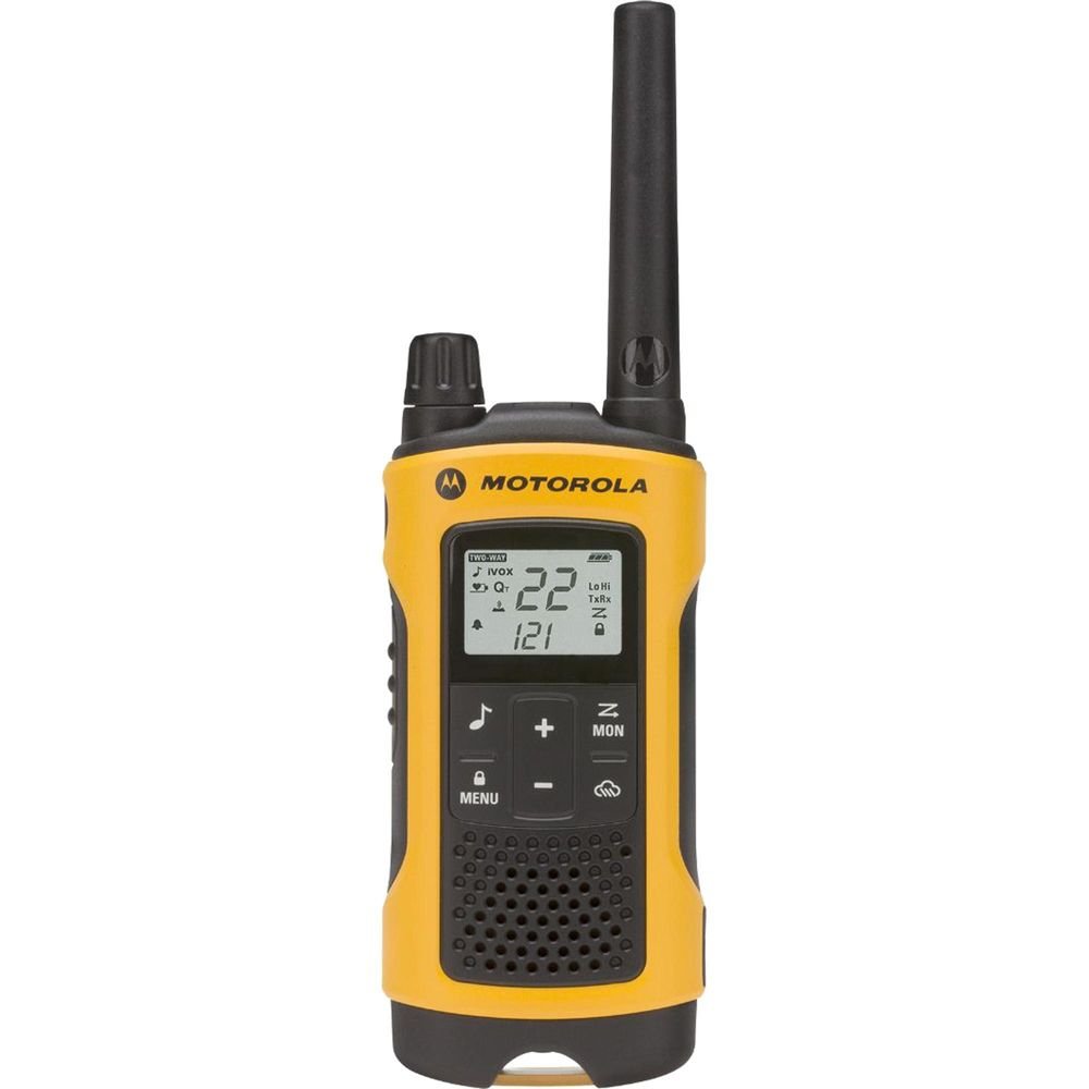 Rádio Comunicador Talkabout 35km T400BR Amarelo MOTOROLA Un.Venda: PAR/2