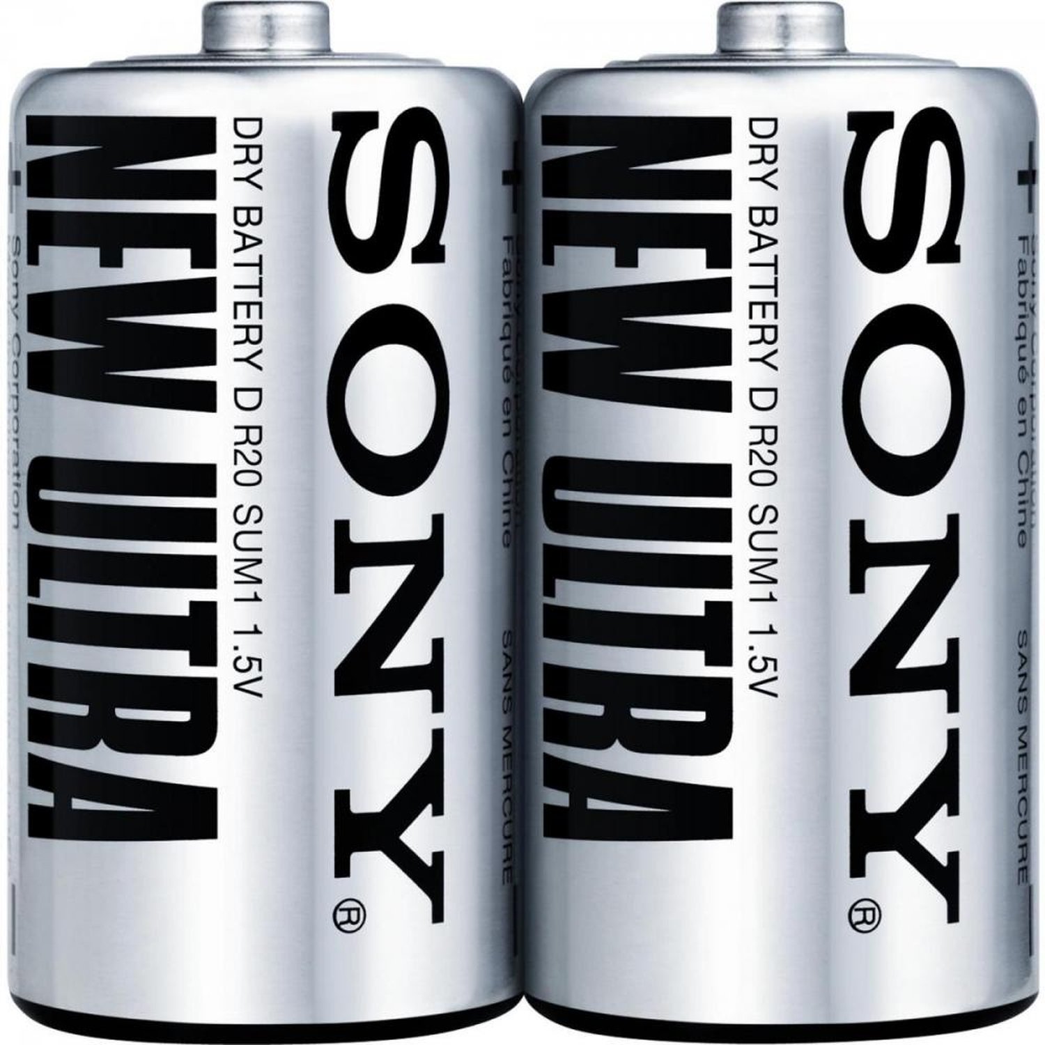 Pilha Zinco D SUM1-NUP2A/Z (Caixa c/24 pilhas)(Shrink c/2 pilhas) SONY Un.Venda: BLI/24
