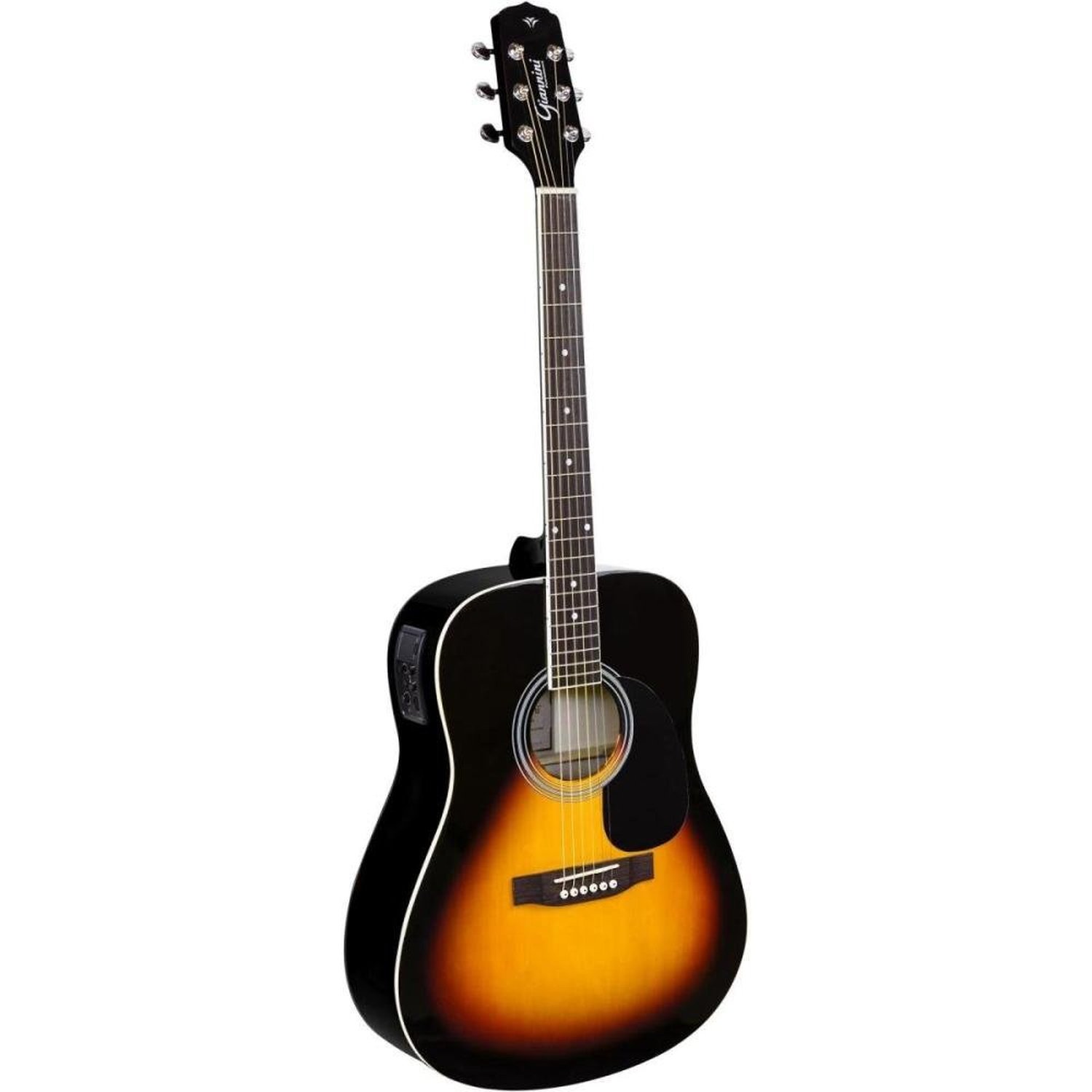 Violão Eletroacústico Dreadnought Folk Aço Gd-1 Vintage Sunburs Giannini