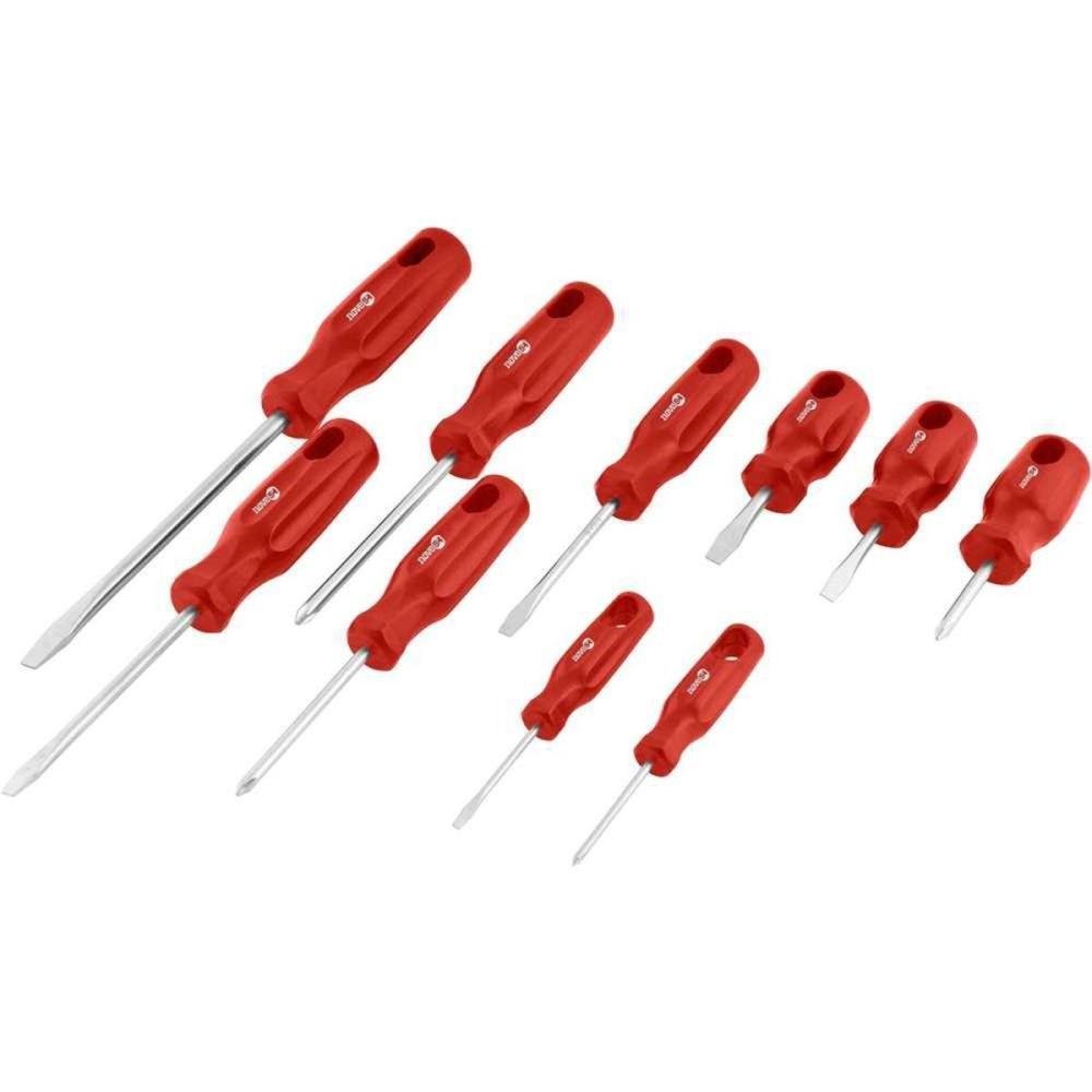 Jogo de Chaves Fenda/Phillips Com 10 Peças Nove54 Un.Venda: PC/1