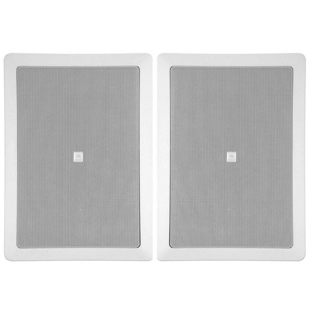 Arandela Retangular 6" Two Way 25w Rms Ambientare 6w21rt Branca Jbl - Caixa com 2 Unidades (1 Par)