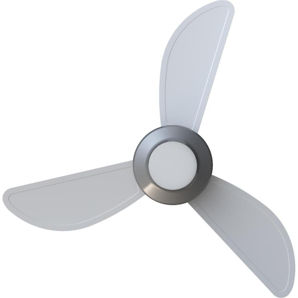 Ventilador de Teto Ventisol Mistral 3 Pas Branco/Cinza Bivolt
