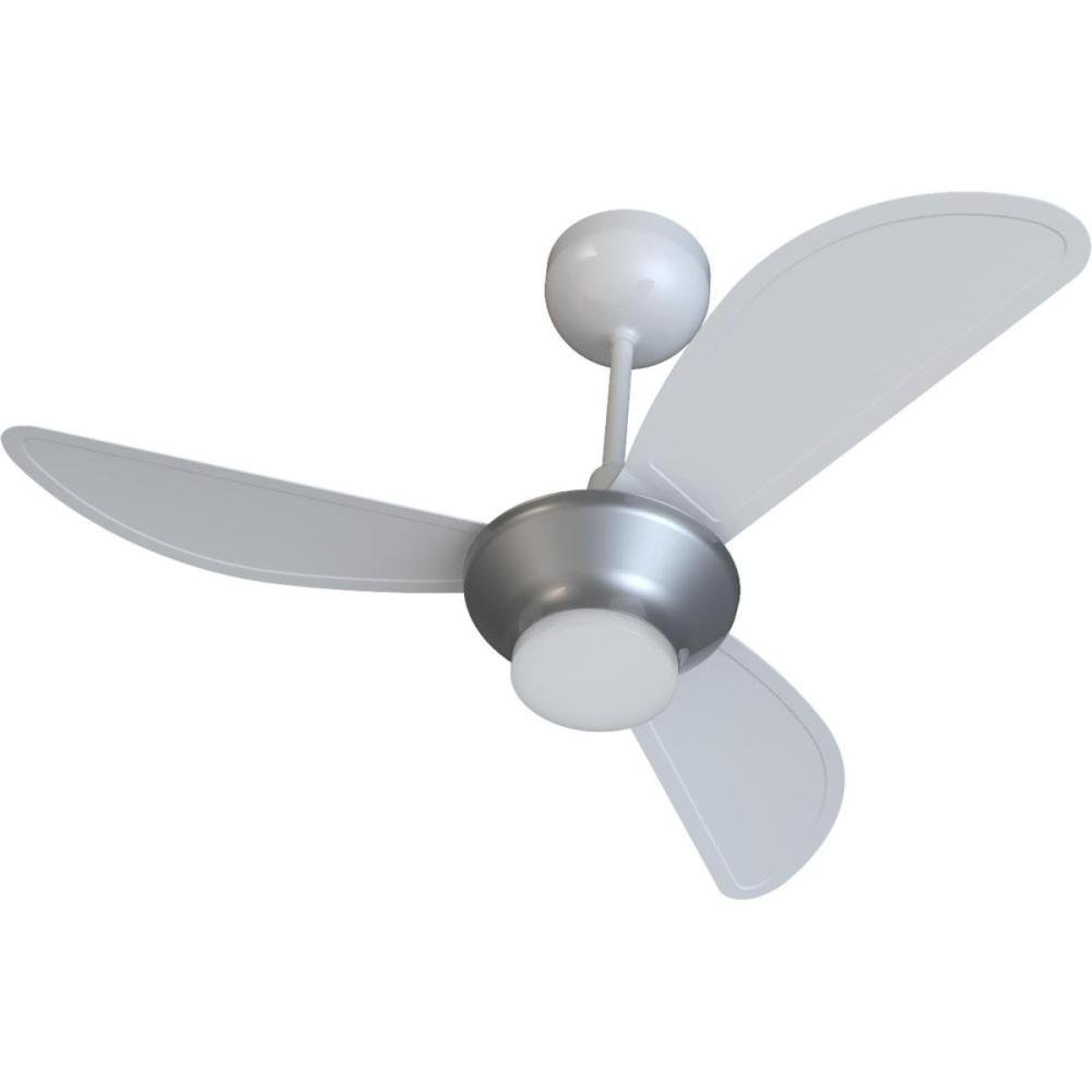 Ventilador de Teto Ventisol Mistral 3 Pas Branco/Cinza Bivolt