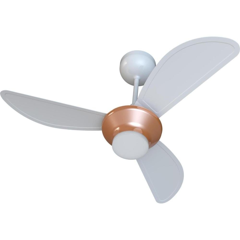 Ventilador de Teto Ventisol Mistral 3 Pas Branco/Bronze Bivolt Un.Venda: PC/1
