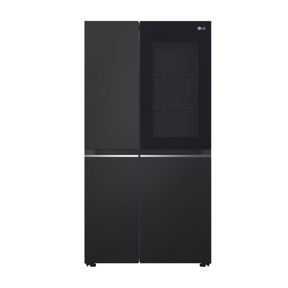 Geladeira/Refrigerador 2 Portas LG 647 Litros GC-V257SQV2 - A+++, Side By Side, Preto, Inox, 220V