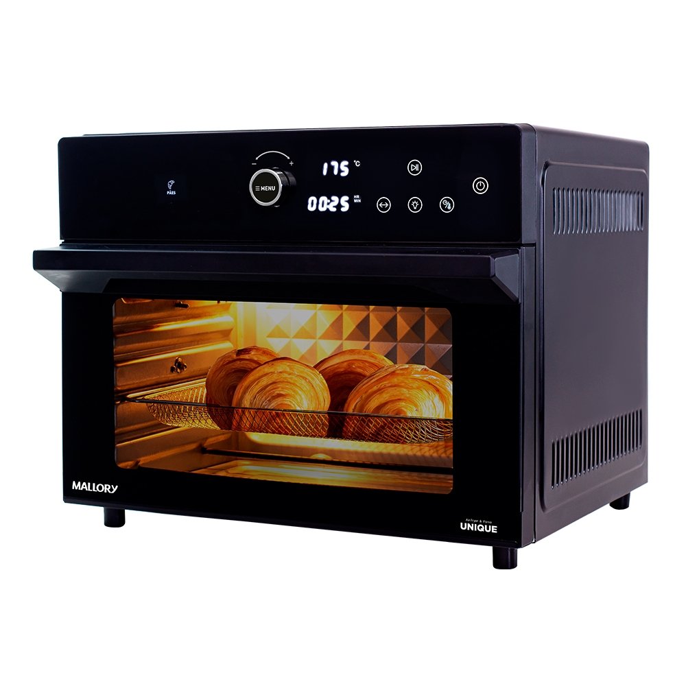 Fritadeira Air Fryer Mallory OVEN DIGITAL UNIQUE - 1800W, 30 Litros, Preto, 110V