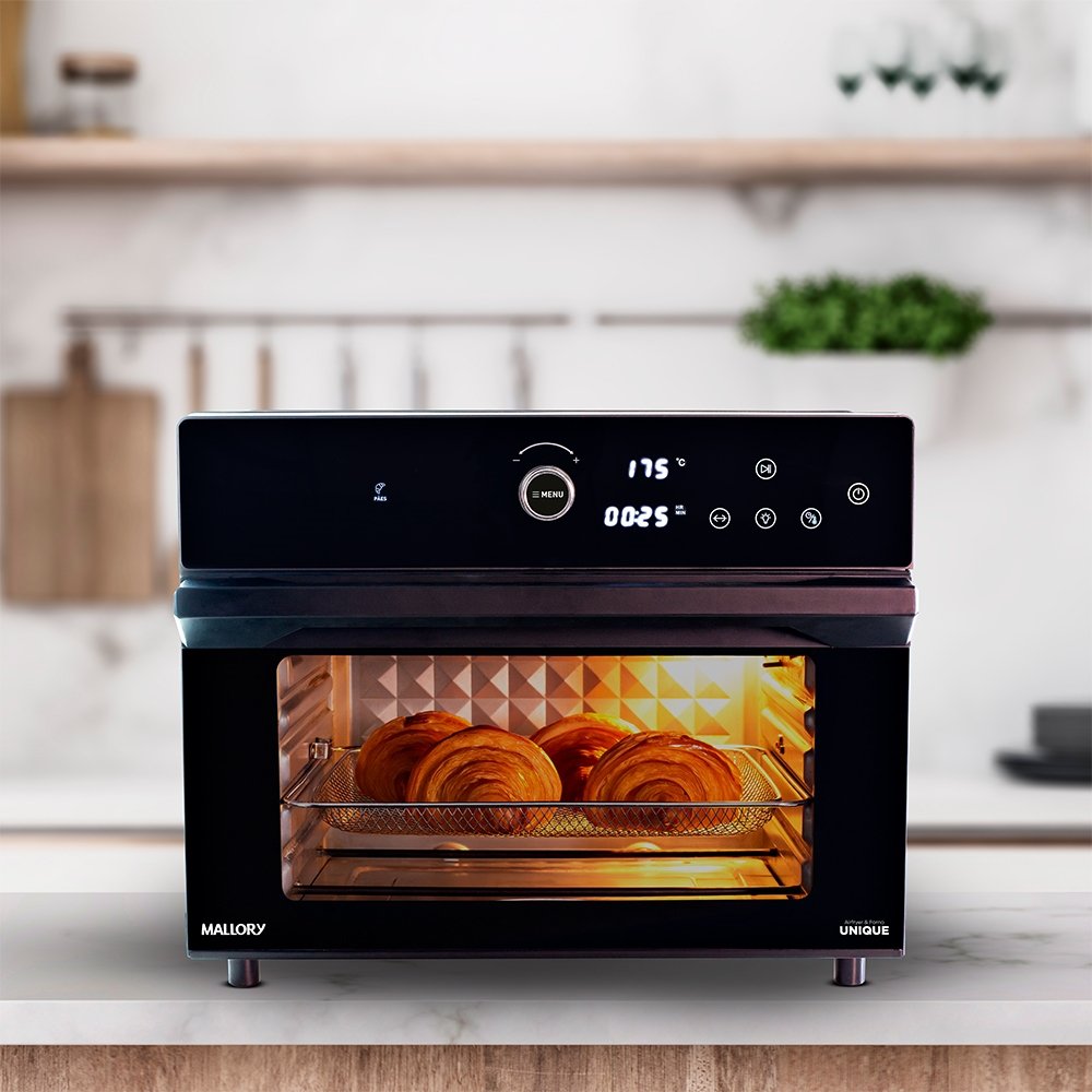 Fritadeira Air Fryer Mallory OVEN DIGITAL UNIQUE - 1800W, 30 Litros, Preto, 110V